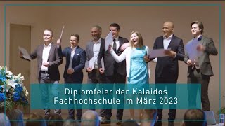 Diplomfeier der Kalaidos Fachhochschule im März 2023 [upl. by Eeneg]