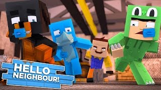 Minecraft BABY HELLO NEIGHBOUR  THE NEIGHBOUR HAS LITTLE KELLY amp CARLY TRAPPED IN HIS BASEMENT [upl. by Orozco]