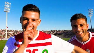 VOETBALLEN IN MAROKKO RAPPERS amp LEGENDES  TOUZANI VLOG [upl. by Jessalin]