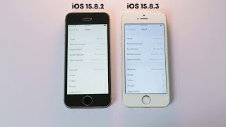 iOS 1583 Vs iOS 1582 on iPhone SE Full Speed Comparison [upl. by Eralc279]