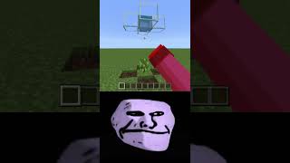 Minecraft Logic 💀 At Different Levels trollface viral short subscribe trend minecraft shorts [upl. by Arrak892]