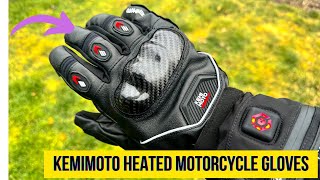 KemiMoto Heated Motorcycle Gloves Two Month Review [upl. by Agn]