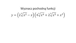 Pochodna funkcji jednej zmiennej cz20 Krysicki Włodarski przykład 659 [upl. by Nyrem]