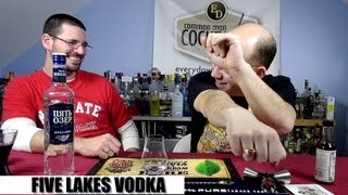 Five Lakes Vodka Review Tasting [upl. by Eifos416]