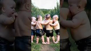 ute cutebaby love baby funnycute twins funny cartoon shorts funny [upl. by Anett]