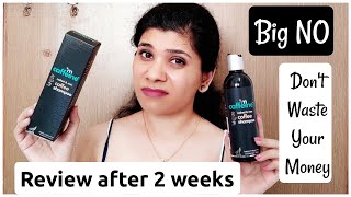 New mcaffeine coffee shampoo  Honest experience  Increase in hair fall  must watch [upl. by Surazal943]