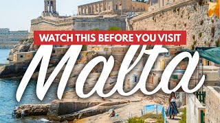 MALTA TRAVEL TIPS FOR FIRST TIMERS  20 MustKnows Before Visiting Malta  What NOT to Do [upl. by Bertold]