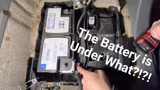 How to change the battery in a 2007 Audi Q7 [upl. by Rapsac940]