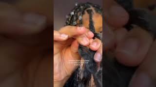 Beads braids hairstyle tutorial [upl. by Ihtac]