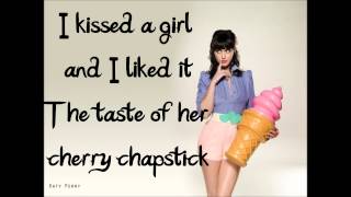 Katy Perry I Kissed a Girl with Lyrics HD [upl. by Naujyt792]