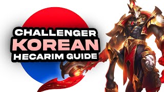 DOAENELS KOREAN CHALLENGER HECARIM GUIDE  Runes Builds amp Pathing [upl. by Norac]