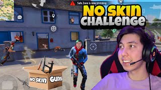 NO GUN SKIN CHALLENGE 🍷🗿  do gun skins matter🤔  Mehdix Free Fire [upl. by Franchot505]