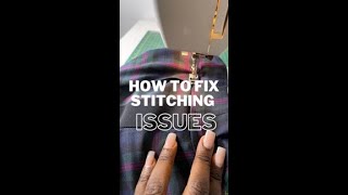 Quick fixes for sewing machine stitching problems [upl. by Brosine]