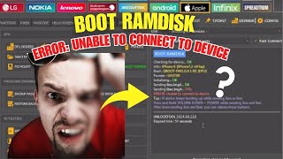 BOOT RAMDISK ERROR SOLUTION ERROR  Unable to connect to device by Unlock Tool [upl. by Aneeled]