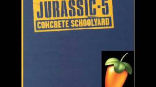 Jurassic 5 Concrete Schoolyard Instrumental Drum Break Version [upl. by Hoseia]