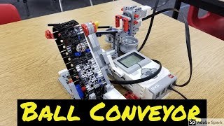 quotThe LEGO Mindstorms EV3 Ball Conveyorquot Building Link amp Program [upl. by Ellecram]