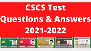 CSCS test 2023  CSCS Training Video  CSCS health and safety test qampa  CiTB test QampA [upl. by Ttereve]