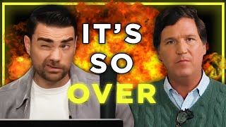 Ben Shapiro ATTACKS Tucker Carlson And Somehow Fumbles [upl. by Icken536]