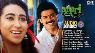 Anari Movie All Songs  Venkatesh amp Karisma Kapoor  Bollywood 1993 Old Movie Songs  Audio Jukebox [upl. by Zaragoza288]