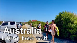 Perth Western Australia 2023  Leighton Beach Perth  4k Walking Tour Australia [upl. by Hada]