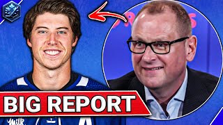 MASSIVE Marner Contract Update NEW Report Reveals Leafs Plans  Toronto Maple Leafs News [upl. by Eceirehs]