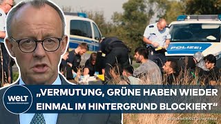 ASYLGIPFEL quotRegierung führungslosquot Friedrich Merz hat quotBefürchtung dass Migration wieder steigtquot [upl. by Retxed]