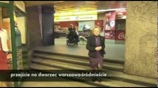 Szalony Wózkowicz dworzec Warszawa Centralna [upl. by Armin]