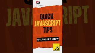 Quick JavaScript tips hacks webdevelopment codinginterview programming placement javascript [upl. by Nosrac698]