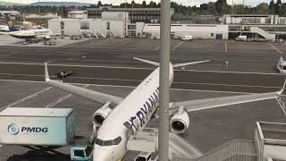 MSFS Southend Airport to Glasgow Airport RyanAir 737800 [upl. by Dragone]