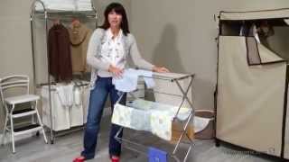 Honey Can Do Collapsible Metal Drying Rack  Product Review Video [upl. by Wagoner]