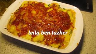 gratin batata w sepne5قرتان بطاطا وسبناخ [upl. by Genaro]