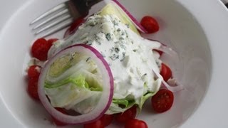 Blue Cheese Dressing  How to Make the Best Creamy Blue Cheese Dressing [upl. by Lleihsad599]