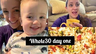 Whole 30 day one  recipe ideas  eat in a day [upl. by Nnyrat]