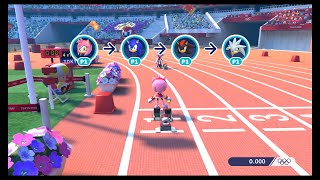 Mario amp Sonic at the Olympic Games Tokyo 2020  4x100m Relay 9 Team Hedgehogs [upl. by Samoht625]