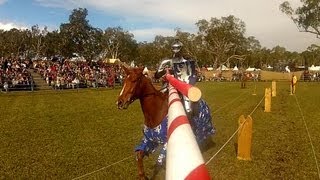 A knights view of jousting [upl. by Trebloc851]