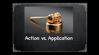 What is the Difference between Action and Application in Ontario Legalese Translator Ep 7 [upl. by Ecnerret]