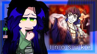 •Inosukes motherDouma react to Inosuke•gacha club 🇧🇷🇺🇸 [upl. by Skill]