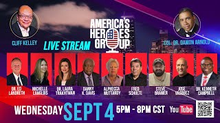 Americas Heroes Group  Live Show  Wednesday September 4 2024 [upl. by Eelirrem241]