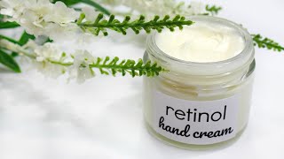 How to Make Retinol Hand  Body Cream  Anti Aging Body Moisturizer [upl. by Alida]