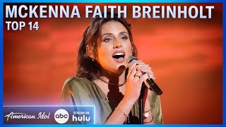 McKenna Faith Breinholt Sings quotTumbleweedquot From Nowhere Man and a Whiskey Girl  American Idol 2024 [upl. by Fonville552]