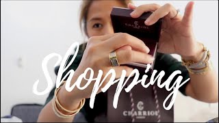 Vlog No 204  Shoe amp Jewelry Shopping Small Grocery Haul  Charriol Cole Haan [upl. by Atokad112]