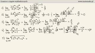 Granice z ciągów wykładniczych [upl. by Loraine766]