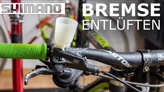 Shimano Bremse entlüften Shimano Zee [upl. by Oflodur]