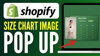 How to Add a Size Chart Image Pop up on Shopify  Easy [upl. by Stanhope]