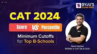 CAT 2024  CAT Score vs Percentile  Understanding the Concept of CAT Marks vs Percentile  BYJUS [upl. by Liahcim]