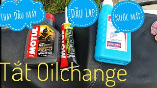 Hướng dẫn thay Nhớt  Dầu máy  Dầu Lap  Nước Mát  Tắt oilchange  Honda SH 2019 [upl. by Krishna144]