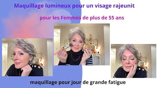 Rajeunir un visage fatigué par un maquillage lumineux même après 65 ans [upl. by Fee639]