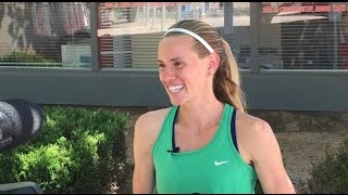 US Olympian Courtney Frerichs July 15 2016  AbqJournal [upl. by Draillih624]