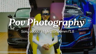 Pov street photography with sony a6000 and lens TTArtisan 56mm f 18 [upl. by Clercq126]