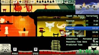 Haunt The House Terrortown Speedrun First WR for the game [upl. by Harbot335]